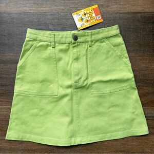 Lucy & Yak Green Apple Mini skirt